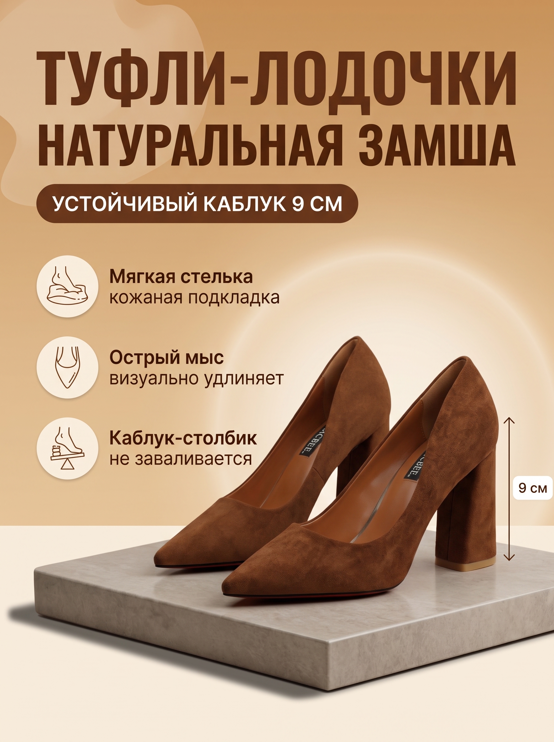 Карточка товара с инфографикой для маркетплейса